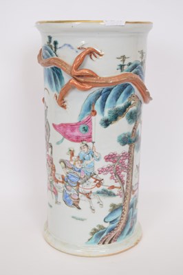 Lot 17 - Late 19th century Chinese porcelain vase...