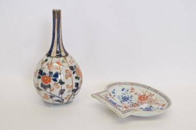 Lot 19 - Japanese porcelain vase with an Imari design...