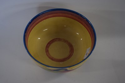 Lot 77 - Clarice Cliff bowl in the Gibraltar pattern...