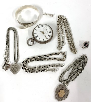 Lot 301 - Mixed Lot: a George IV silver pocket watch,...