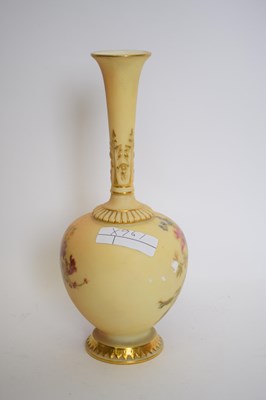 Lot 111 - Royal Worcester vase, the blush ground...