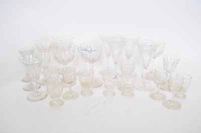 Lot 124 - Quantity of Victorian glass wares, small...