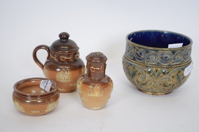 Lot 133 - Group of Doulton Harvest ware condiments...