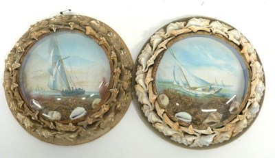 Lot 147 - Pair of prints of shipping or yachting scenes...