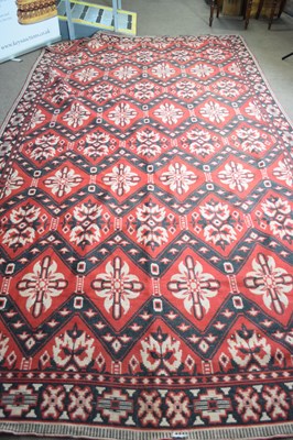 Lot 409 - 20th century flatweave Kilim type carpet...