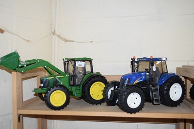 Lot 500 - MODEL JOHN DEERE AND NEW HOLLAND TRACTORS (2)