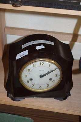 Lot 522 - SMITH'S BAKELITE CASED MANTEL CLOCK