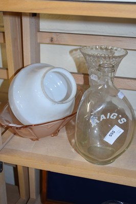 Lot 555 - MIXED LOT : HAIG'S WHISKY BOTTLE PLUS GLASS...