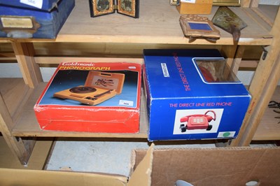 Lot 569 - BOXED 'DIRECT LINE' RED PHONE AND A BOXED...
