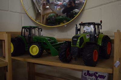 Lot 579 - MODERL CLAAS TRACTOR AND A MODEL JOHN DEERE...