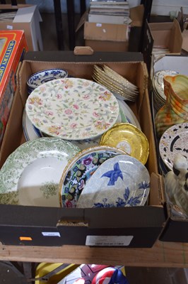 Lot 609 - ONE BOX MIXED CERAMICS TO INCLUDE MINTON...