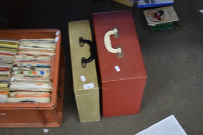 Lot 687 - RED CASE OF RECORDS AND ONE OTHER (2)