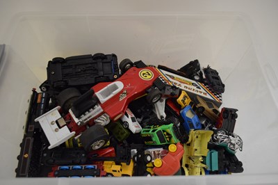 Lot 20 - BOX OF VARIOUS TOY VEHICLES
