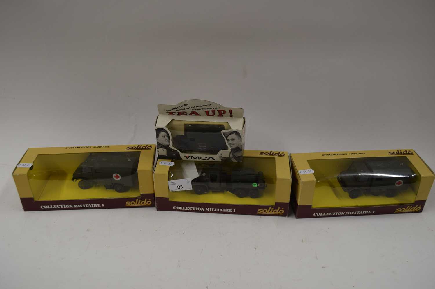 Lot 83 - SOLIDO BOXED MILITARY VEHICLES, TOGETHER WITH...