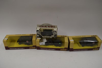 Lot 83 - SOLIDO BOXED MILITARY VEHICLES, TOGETHER WITH...