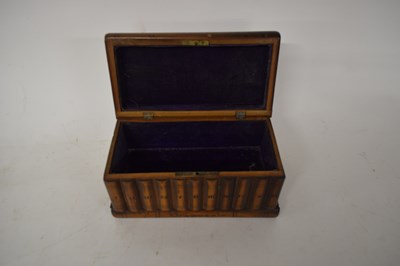 Lot 182 - SORRENTO WARE JEWELLERY CABINET FORMED AS A...