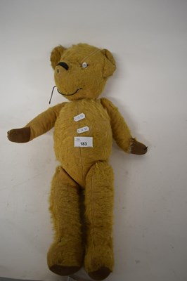 Lot 183 - VINTAGE TEDDY BEAR WITH ARTICULATED ARMS AND LEGS