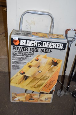 Lot 694 - BOXED BLACK & DECKER POWER TOOL TABLE