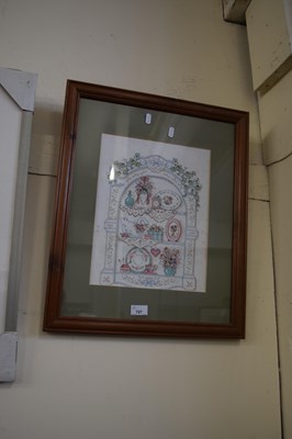 Lot 727 - MODERN NEEDLEWORK PICTURE