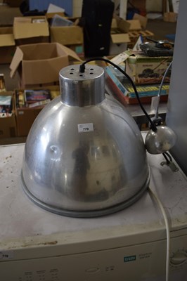 Lot 779 - LARGE STAINLESS STEEL INDUSTRIAL LIGHT