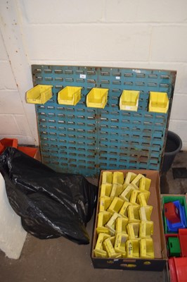 Lot 889 - QUANTITY OF YELLOW PLASTIC WORKSHOP TIDY TRAYS...