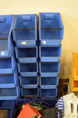 Lot 894 - TEN MEDIUM BLUE WORKSHOP TIDY TRAYS