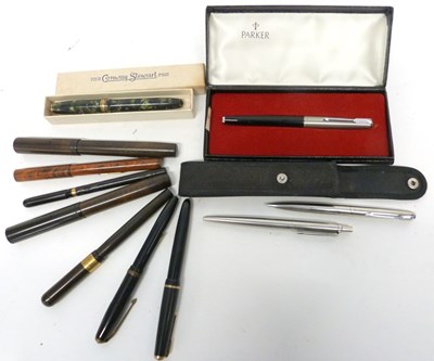 Lot 208 - Collection of assorted fountain and other pens...