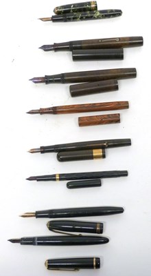 Lot 208 - Collection of assorted fountain and other pens...