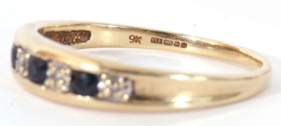 Lot 88 - Mixed Lot: modern 9ct gold sapphire and...