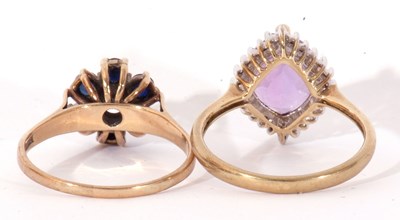 Lot 155 - Mixed Lot: modern 9ct gold, pale amethyst and...
