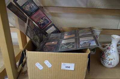 Lot 550 - QUANTITY OF MAGIC COLLECTABLE CARDS IN...