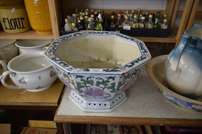 Lot 565 - LARGE OCTAGONAL JARDINIERE