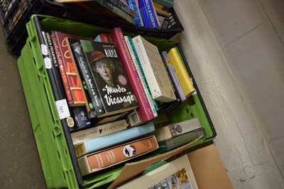 Lot 581 - BOX OF MIXED BOOKS - NOVELS ETC