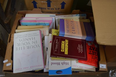 Lot 601 - BOX OF BOOKS - SOME MEDICAL