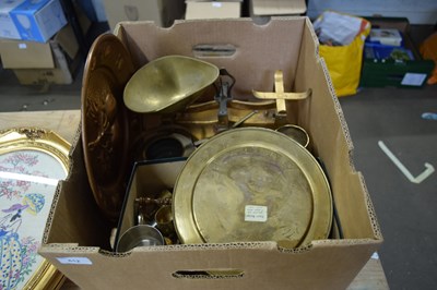 Lot 612 - QUANTITY OF METAL WARES, COPPER AND SOME...