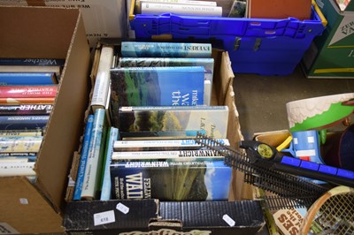 Lot 618 - BOX OF MIXED BOOKS - SOME METEOROLOGY, TOPOGRAPHY