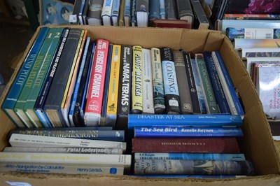 Lot 620 - BOX OF MIXED BOOKS - MAINLY MARINE INTEREST