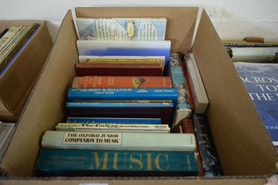 Lot 626 - BOX OF MIXED BOOKS - MUSIC AND OPERA