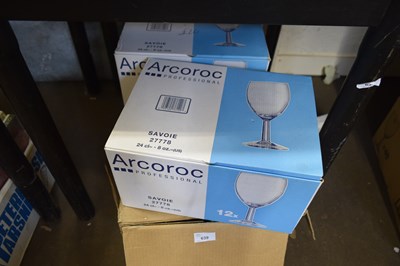 Lot 639 - QUANTITY OF ARCOROC WINE GLASSES