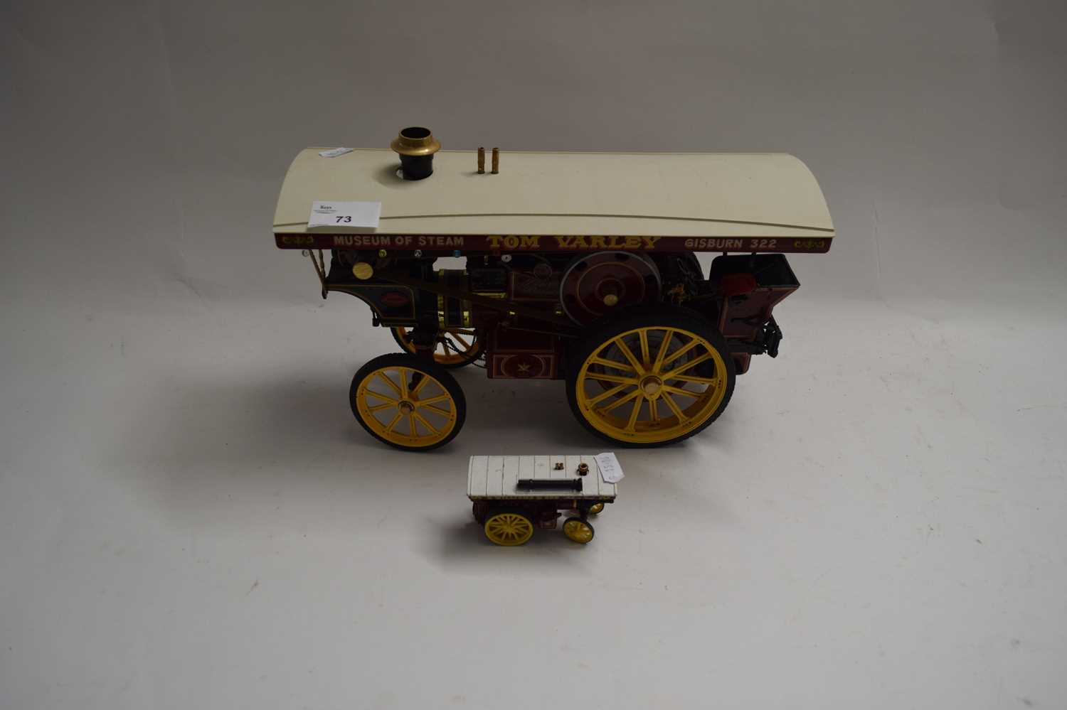 Lot 73 - MIXED LOT : TWO MODEL STEAM TRACTION ENGINES