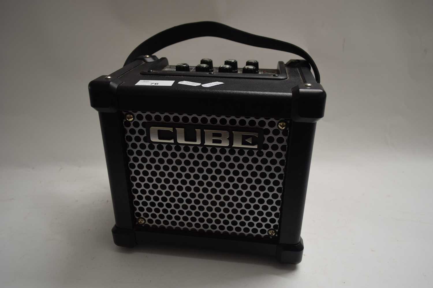 Lot 76 - MICRO CUBE GX GUITAR AMPLIFIER