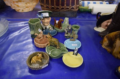 Lot 162 - MIXED LOT VARIOUS WADE PIPE STANDS, ASHTRAYS...