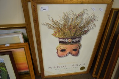 Lot 691 - TWO LIMITED EDITION PRINTS FOR THE MARDI GRAS...