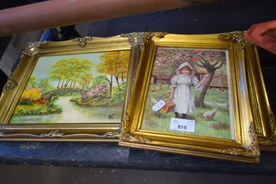 Lot 815 - GROUP OF THREE FRAMED PRINTS, TWO OF CHILDREN,...