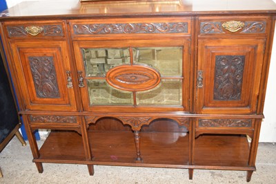 Lot 397 - LATE VICTORIAN AMERICAN WALNUT SIDEBOARD WITH...
