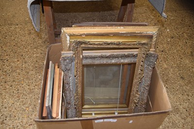 Lot 175 - BOX OF VARIOUS GILT AND OTHER PICTURE FRAMES