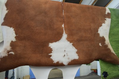 Lot 796 - SIMULATED COWHIDE RUG