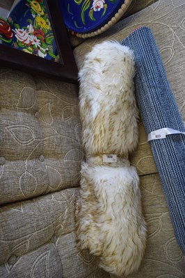 Lot 824 - SMALL MODERN FUR RUG