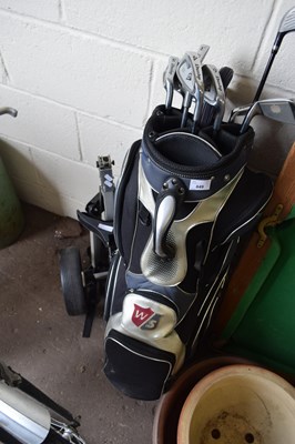 Lot 849 - CASE VARIOUS DUNLOP GOLF CLUBS TOGETHER WITH...