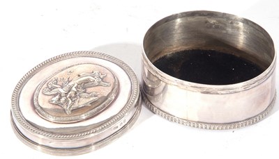 Lot 39 - Late Victorian silver mounted oval dressing...
